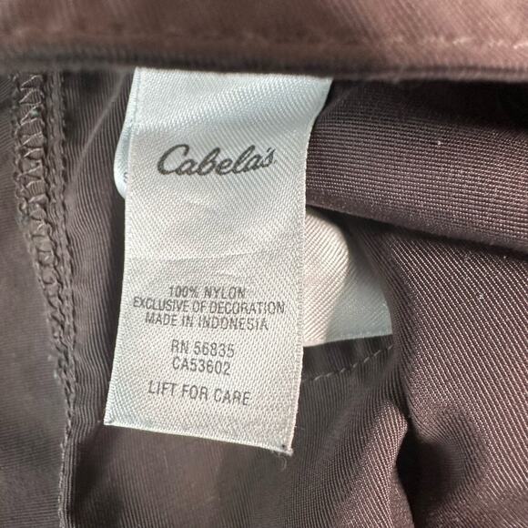Cabela's Brown Cargo Shorts Mens 42 Classic Fit Mid Rise Flat Front Hiking Short - Picture 4 of 5